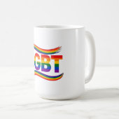 LGBT Regenboog Pride Koffiemok (Voorkant rechts)