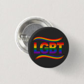 LGBT Regenboog Pride Ronde Button 3,2 Cm (Voorkant /achterkant)