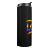 LGBT Regenboog Pride Thermosbeker (Gedraaid links)