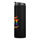LGBT Regenboog Pride Thermosbeker (Geroteerd rechts)