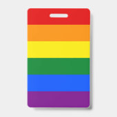 LGBT-regenboog Pride-vlag Badge (Achterkant)