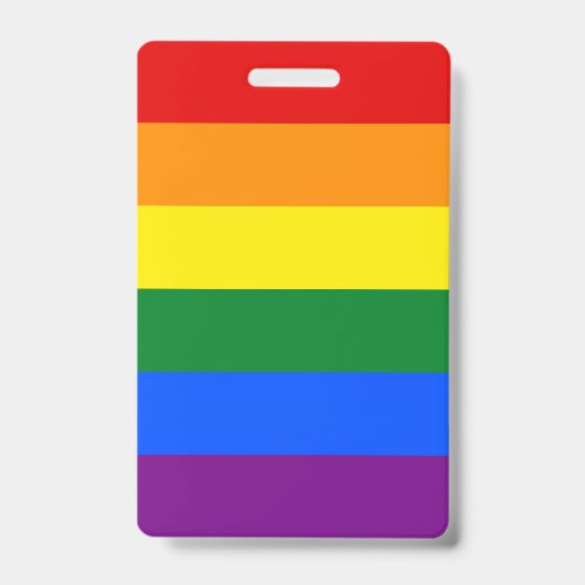 LGBT-regenboog Pride-vlag Badge (Voorzijde)