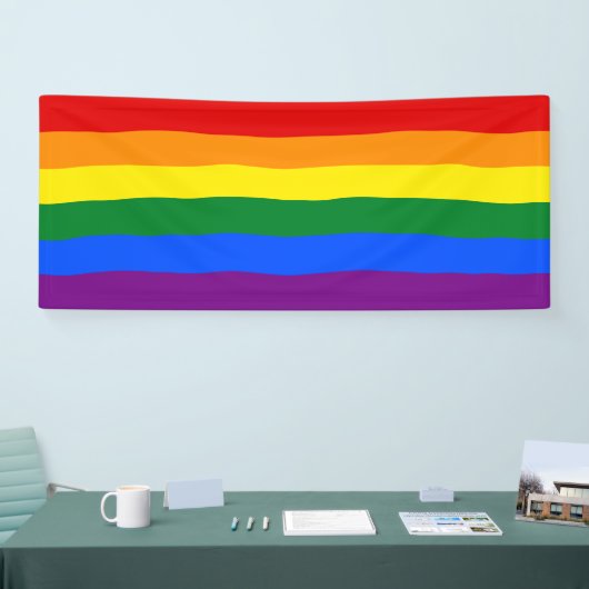 LGBT-regenboog Spandoek (Beurs)