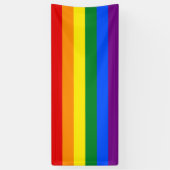 LGBT-regenboog Spandoek (Verticaal)