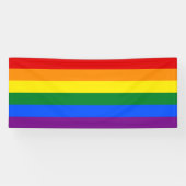 LGBT-regenboog Spandoek (Horizontaal)