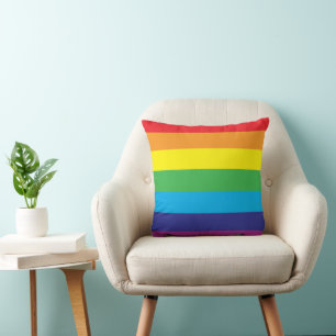Lgbt Regenboog Strepen Lgbt Kussen