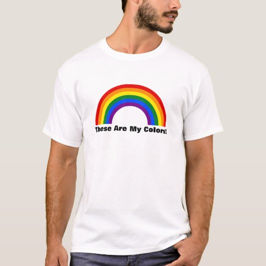 LGBT regenboog trots T-Shirt (Voorkant)