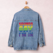 LGBT-regenbooggeluiden in Bisexual Transgende Denim Jacket (Hangar)