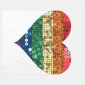 lgbt regenbooghardeenkel fleece deken (Voorkant (Horizontaal))
