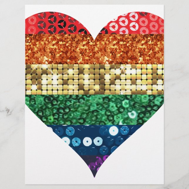 lgbt regenbooghart (Voorkant)