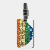 lgbt regenbooghart bagagelabel (Voorkant verticaal)