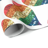 lgbt regenbooghart cadeaupapier (Rol Hoek)