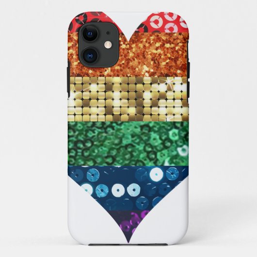 lgbt regenbooghart Case-Mate iPhone case (Achterkant)