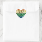 lgbt regenbooghart hart sticker (Tas)