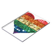 lgbt regenbooghart notitieboek (Linkerzijde)
