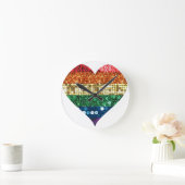 lgbt regenbooghart ronde klok (Huis)