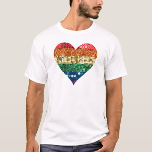 lgbt regenbooghart t-shirt