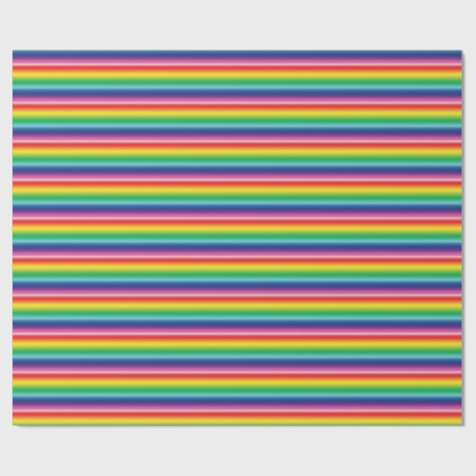 Lgbt regenboogkleuren strippen homopride vlag cadeaupapier (Vlak)