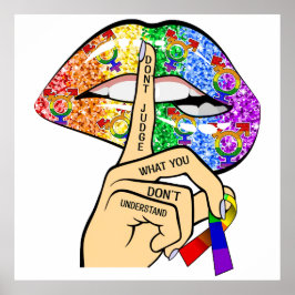 LGBT regenboogliften Poster