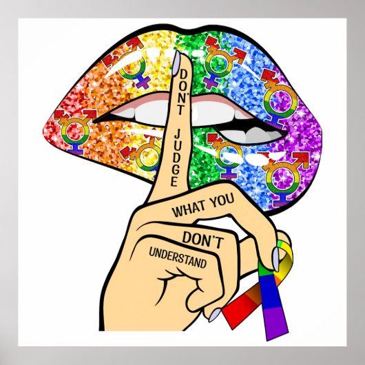 LGBT regenboogliften Poster (Voorkant)