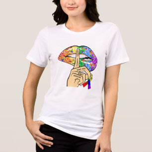 LGBT regenboogliften Tri-Blend Shirt