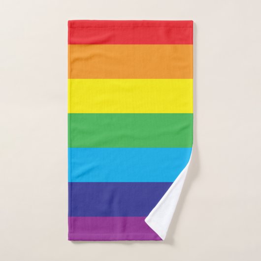 LGBT-regenboogpatroon LGBT Bad Handdoek (Handdoek)