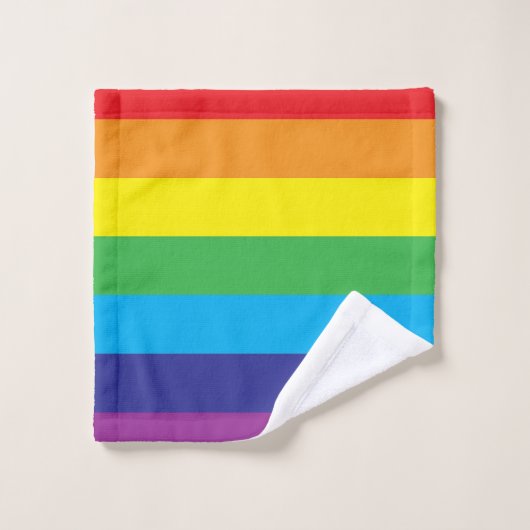 LGBT-regenboogpatroon LGBT Bad Handdoek (Wasdoekje)