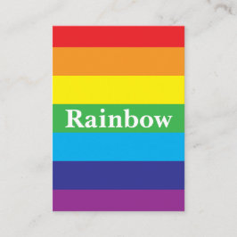 LGBT regenboogpatroon Visitekaartje