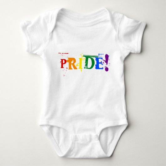 LGBT-regenboogpride Baby Creeper Romper (Voorkant)
