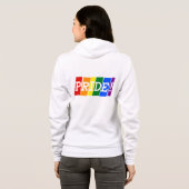 LGBT regenboogpride Hoodie (Achterkant volledig)