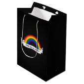 LGBT regenboogpride Mousepad Medium Cadeauzakje (Voorkant Gekanteld)
