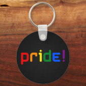 LGBT regenboogpride Sleutelhanger (Voorkant)