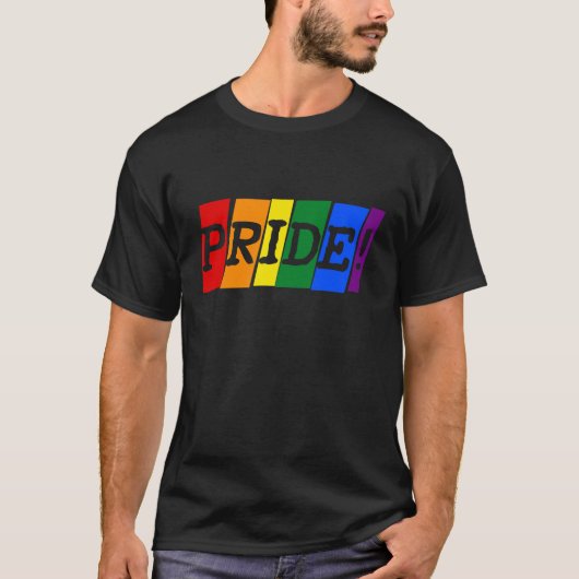 LGBT regenboogpride T-Shirt (Voorkant)