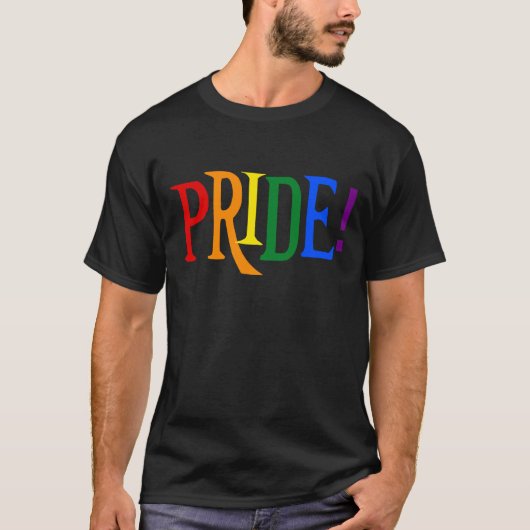 LGBT regenboogpride T-Shirt (Voorkant)