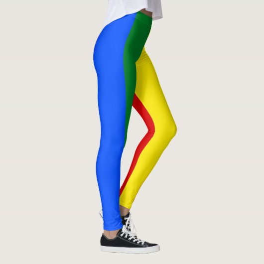 LGBT regenboogpride vlag Verticale streep Leggings (Rechts)