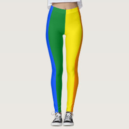 LGBT regenboogpride vlag Verticale streep Leggings