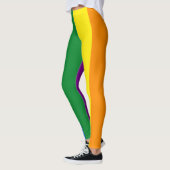 LGBT regenboogpride vlag Verticale streep Leggings (Links)