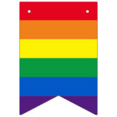 Lgbt regenboogstrepen gay pride vlaggetjes (Derde vlag)