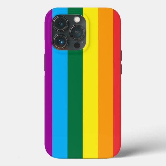 LGBT Regenboogstrips Case-Mate iPhone Case (Achterkant)