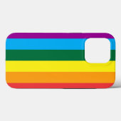 LGBT Regenboogstrips Case-Mate iPhone Case (Achterkant (horizontaal))