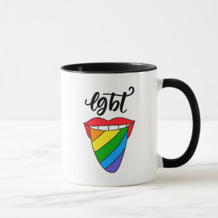 LGBT regenboogtongen Mok