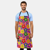 LGBT-regenboogventilator - Roze Schort (Gedragen)