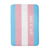 LGBT-regenboogveredeling Pride vlag Aangepaste tek Badmat (Voorkant Verticaal)