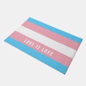 LGBT-regenboogveredeling Pride vlag Aangepaste tek Deurmat (Schuin)