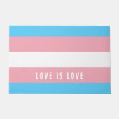 LGBT-regenboogveredeling Pride vlag Aangepaste tek Deurmat (Voorkant)