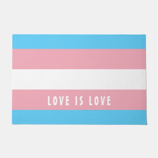 LGBT-regenboogveredeling Pride vlag Aangepaste tek Deurmat (Voorkant)