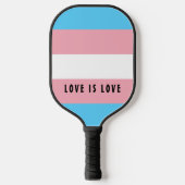 LGBT-regenboogveredeling Pride vlag Aangepaste tek Pickleball Paddle (Voorkant)