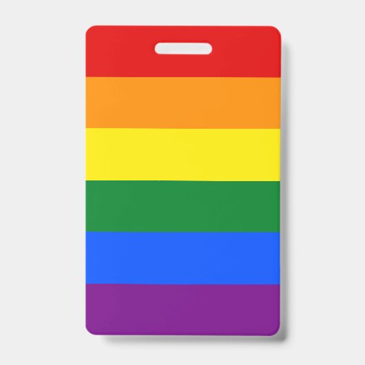 LGBT-regenboogvlag Badge (Voorzijde)