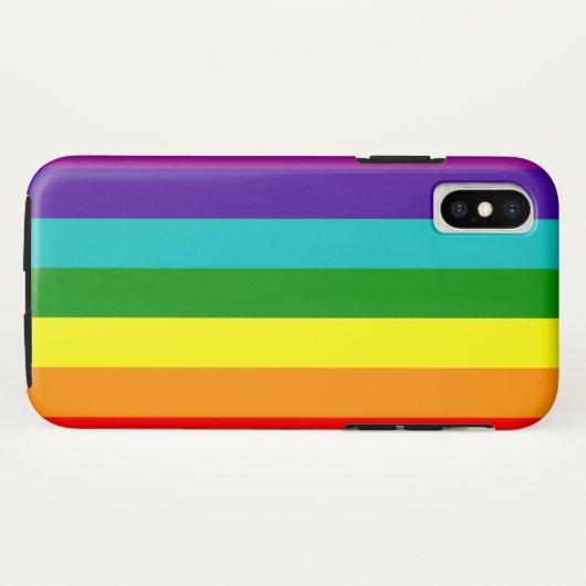 lgbt regenboogvlag iPhone / iPad case (Achterkant (horizontaal))