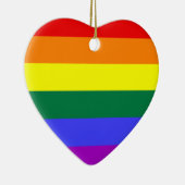 LGBT-regenboogvlag Keramisch Ornament (Rechts)